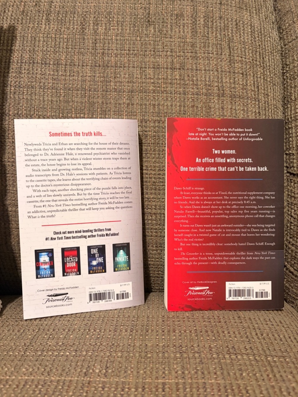 Freida McFadden Paperback Bundle - Never Lie & The Coworker - Picture 2 of 2